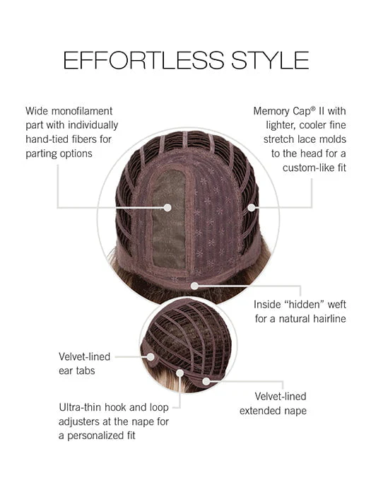 Effortless Style | Synthetic Wig (Mono Part)