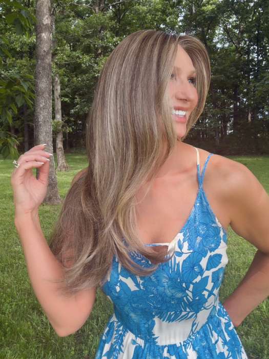 Feature Length | Synthetic Lace Front Wig (Hand-Tied)