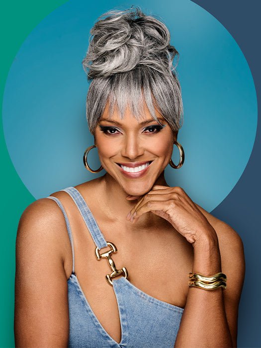 28429-sleek-style-bun-bangs-synthetic-hairpiece-3.jpg Sleek Style Bun & Bangs | Synthetic Hairpiece