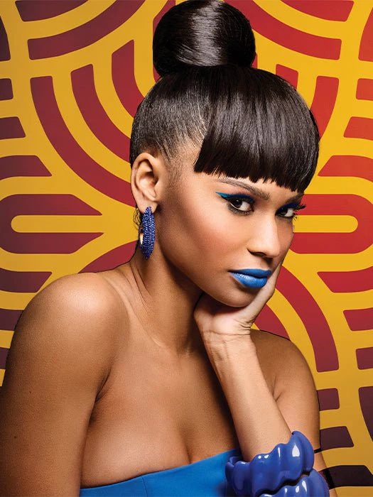 28429-sleek-style-bun-bangs-synthetic-hairpiece-6.webp Sleek Style Bun & Bangs | Synthetic Hairpiece