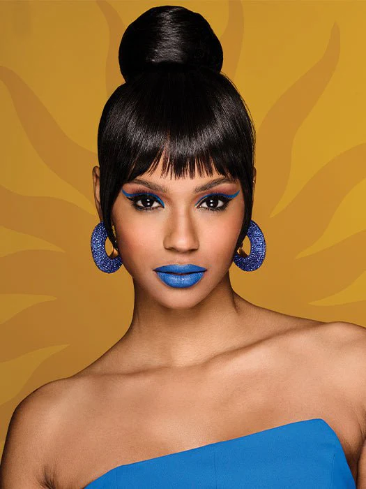 28429-sleek-style-bun-bangs-synthetic-hairpiece-7.webp Sleek Style Bun & Bangs | Synthetic Hairpiece