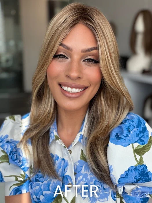 Barely There Straight 12" | Synthetic Hair Topper (Hand Tied)