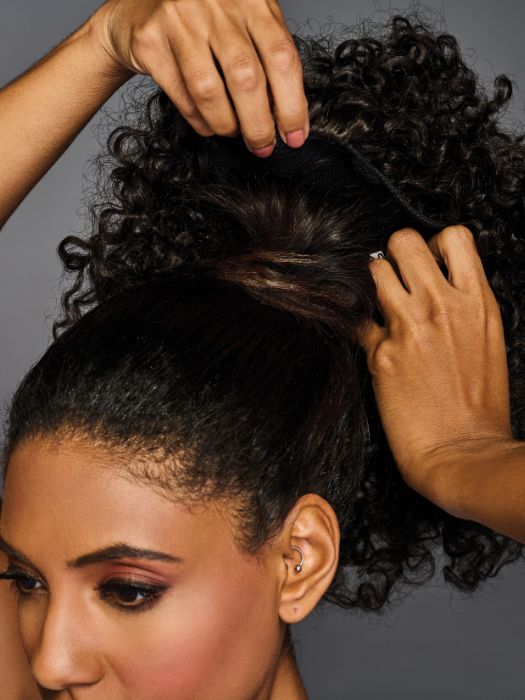 30321-16-coily-cinched-pony-synthetic-ponytail-3.jpg 16" Coily Cinched Pony | Synthetic Ponytail