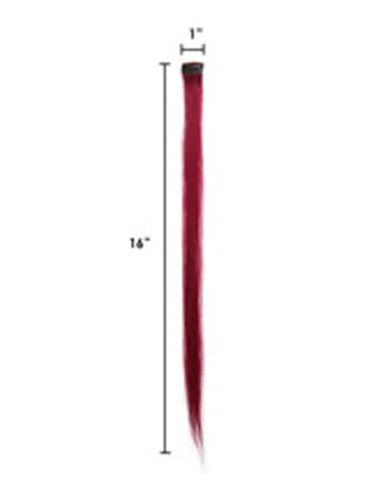 16" Human Hair Extension Strips (1 Piece) | Clip In Color | DISCONTINUED
