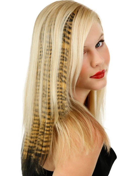30443-16-tiger-print-hair-extensions-1pc-discontinued-13.webp 16" Tiger Print Hair Extensions (1pc) | Discontinued