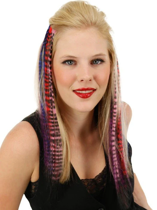 30443-16-tiger-print-hair-extensions-1pc-discontinued-14.webp 16" Tiger Print Hair Extensions (1pc) | Discontinued