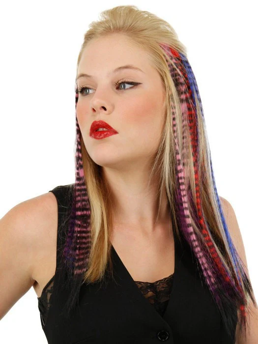 30443-16-tiger-print-hair-extensions-1pc-discontinued-15.webp 16" Tiger Print Hair Extensions (1pc) | Discontinued