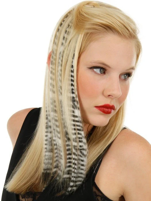 30443-16-tiger-print-hair-extensions-1pc-discontinued-3.webp 16" Tiger Print Hair Extensions (1pc) | Discontinued