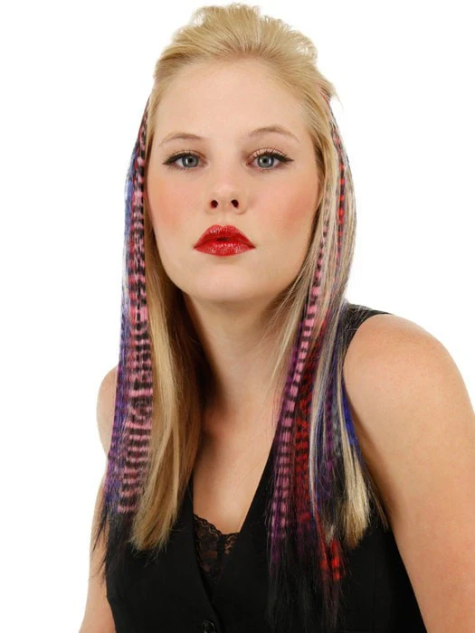 30443-16-tiger-print-hair-extensions-1pc-discontinued-7.webp 16" Tiger Print Hair Extensions (1pc) | Discontinued