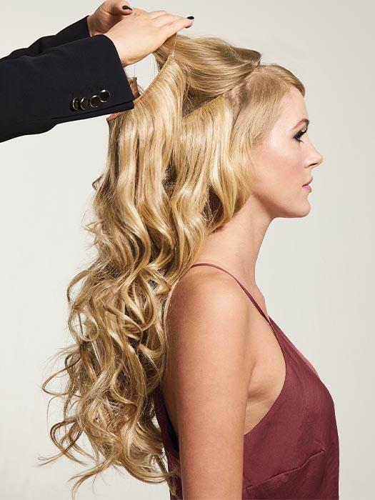 30570-20-invisible-hf-synthetic-hair-extensions-1-piece-halo-7.jpg 20" Invisible HF Synthetic Hair Extensions (1 Piece) | Halo