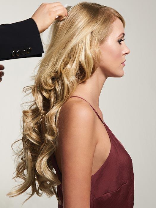 30570-20-invisible-hf-synthetic-hair-extensions-1-piece-halo-8.jpg 20" Invisible HF Synthetic Hair Extensions (1 Piece) | Halo