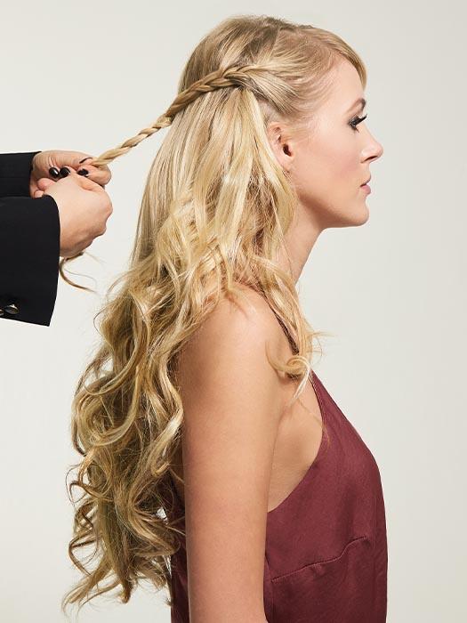 30570-20-invisible-hf-synthetic-hair-extensions-1-piece-halo-9.jpg 20" Invisible HF Synthetic Hair Extensions (1 Piece) | Halo