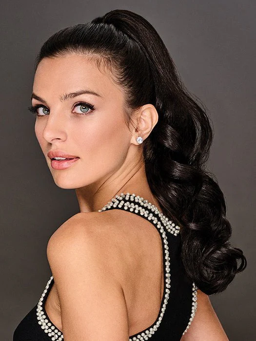 21" Soft Curls Claw Clip | Synthetic Ponytail