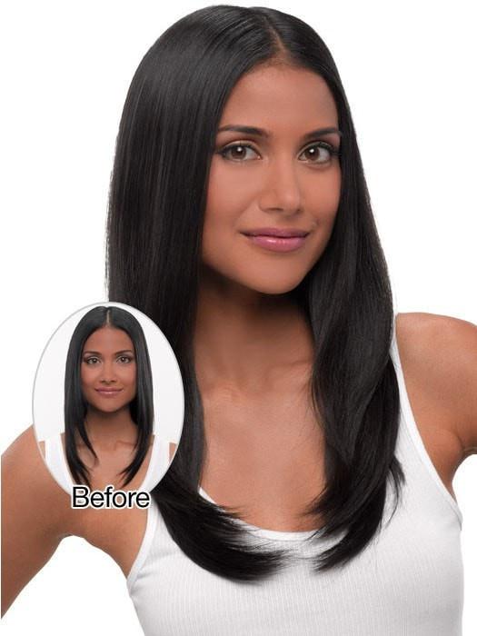 30660-22-straight-hf-synthetic-hair-extension-1-piece-clip-in-5.jpg 22" Straight HF Synthetic Hair Extension (1 Piece) | Clip In