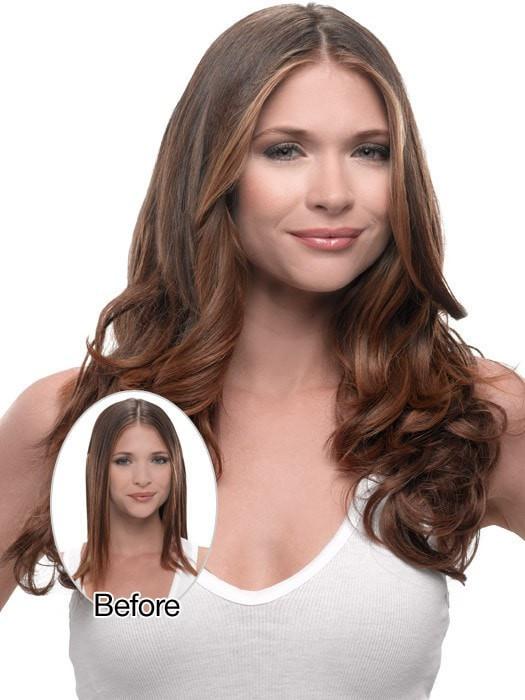 30732-23-wavy-hf-synthetic-hair-extension-1-piece-clip-in-5.jpg 23" Wavy HF Synthetic Hair Extension (1 Piece) | Clip In