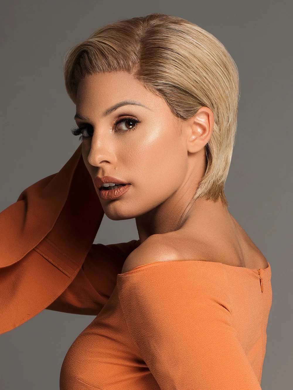 Allure | Human Hair/ Synthetic Blend Lace Front Wig (Mono-Top)