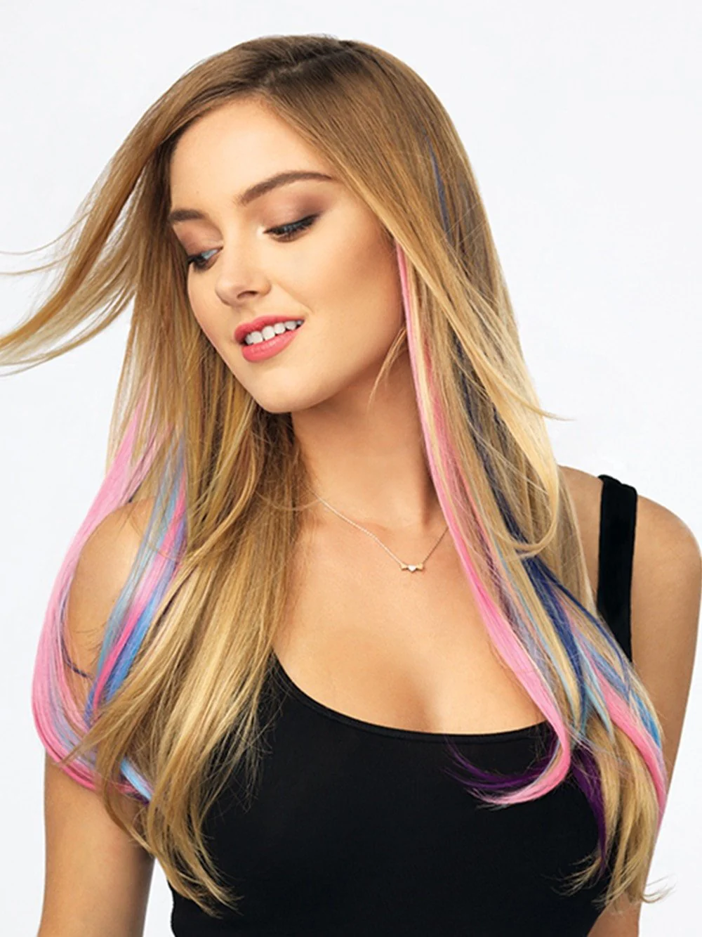 31643-color-strip-hf-synthetic-hair-extension-1-piece-clip-in-color-discontinued-3.webp Color Strip HF Synthetic Hair Extension (1 Piece) | Clip In Color | DISCONTINUED