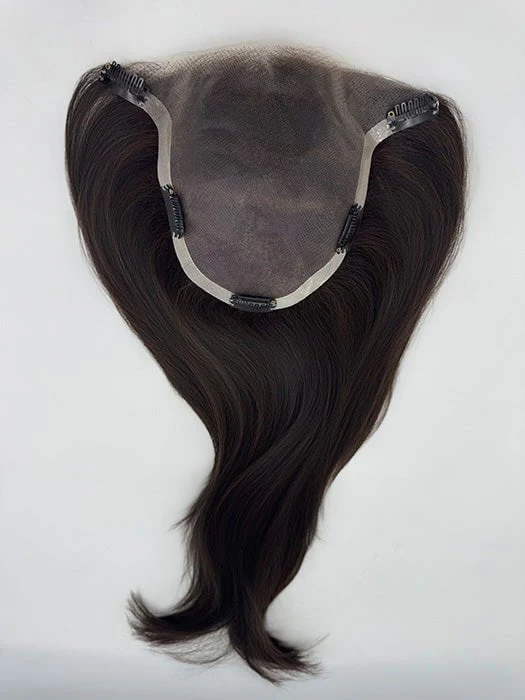 Deluxe Hairline TP | Synthetic Hair Lace Front Hair Topper (Mono Top)