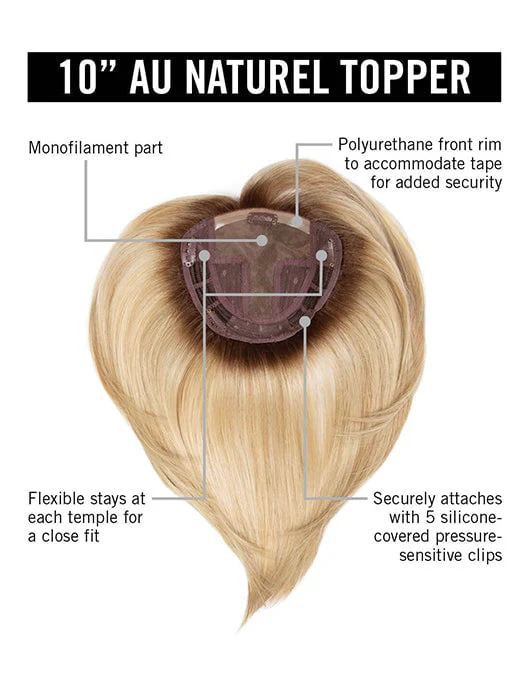 32909-hd-10in-au-naturel-topper-synthetic-hair-hair-topper-mono-part-5.webp HD 10IN AU NATUREL TOPPER | Synthetic Hair Hair Topper (Mono Part)