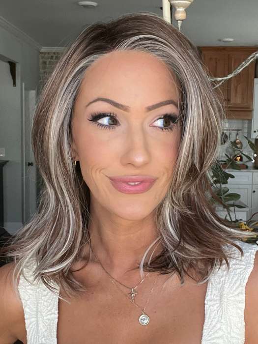 Dazzling Wavez | Synthetic Lace Front Wig (Mono Part)